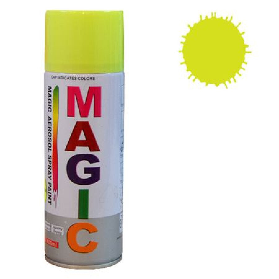 Vopsea Spray Galben Fluorescent, 450ml