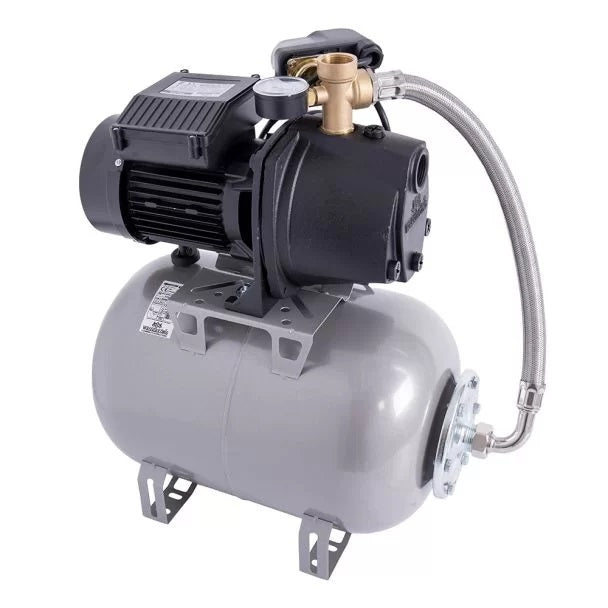 HIDROFOR CU POMPA AUTOAMORSANTA , FONTA, PUTERE 900 W, DEBIT 3480 L/H, INALTIME REFULARE 47 M, VAS DE EXPANSIUNE 24 L