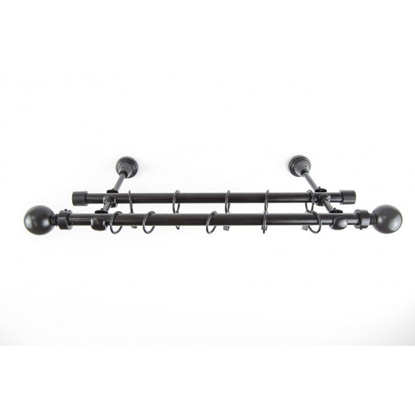 Galerie Dubla Metalica Kugel Negru 19/240cm