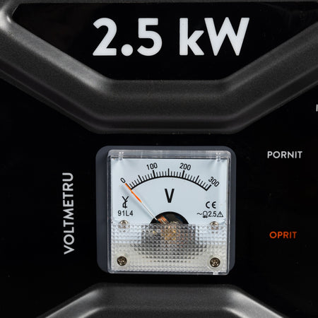 Generator Detoolz 2.5 kW, 2 prize 230V benzină, 4T, pornire manuală, 15 L fără roți Detoolz DZ-C336