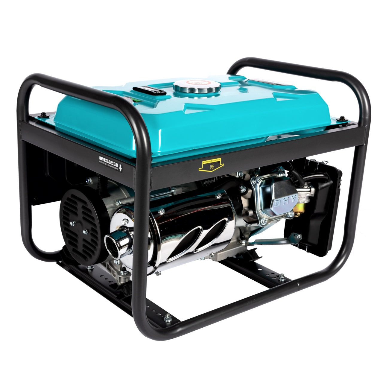 Generator Detoolz 2.5 kW, 2 prize 230V benzină, 4T, pornire manuală, 15 L fără roți Detoolz DZ-C336