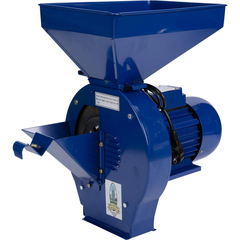 Moara Electrica Cu Ciocanele Nr 3 200 Kg/h,2.5 Kw, 3000rpm,20 Ciocanele,3 site