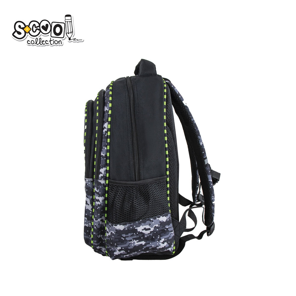 Ghiozdan 3D, 38 × 35 × 20 cm, OFFROAD, pentru băieți, S-COOL / OFFISHOP SC2655