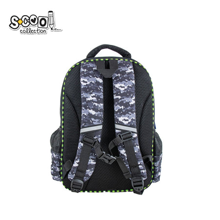 Ghiozdan 3D, 38 × 35 × 20 cm, OFFROAD, pentru băieți, S-COOL / OFFISHOP SC2655
