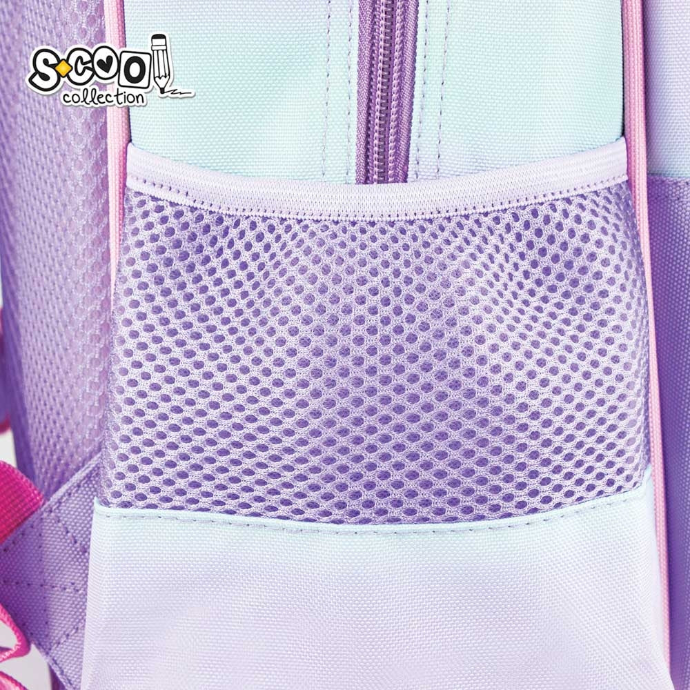 Ghiozdan 3D Unicorn, 22 L, ergonomic, fete, 38x35x20 cm S-COOL / OFFISHOP SC2648
