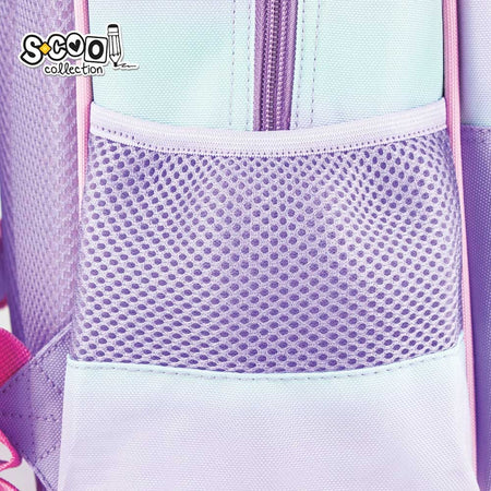 Ghiozdan 3D Unicorn, 22 L, ergonomic, fete, 38x35x20 cm S-COOL / OFFISHOP SC2648