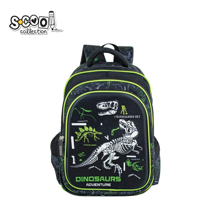 Ghiozdan Ergonomic 3d Dinosaurs, 31x24x9cm - SC2652