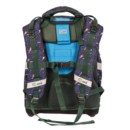 Ghiozdan Anatomic Compartiment Laptop, Sky Line, 42x34x22 Cm, S-cool