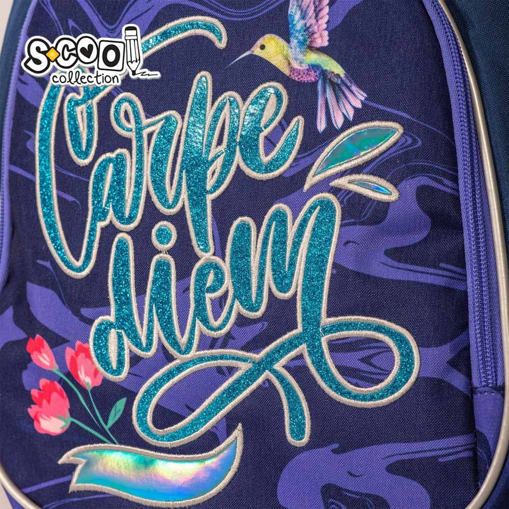 Ghiozdan anatomic light CARPE DIEM, 41 × 28 × 21 cm, pentru școala primară S-COOL / OFFISHOP SC2155
