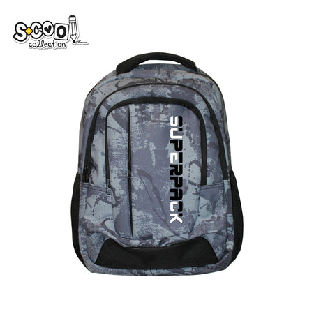 Ghiozdan compartiment laptop SUPERPACK, 47x33x23 cm, 22 l, ergonomic, S-COOL / OFFISHOP SC2690