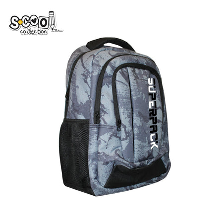 Ghiozdan compartiment laptop SUPERPACK, 47x33x23 cm, 22 l, ergonomic, S-COOL / OFFISHOP SC2690