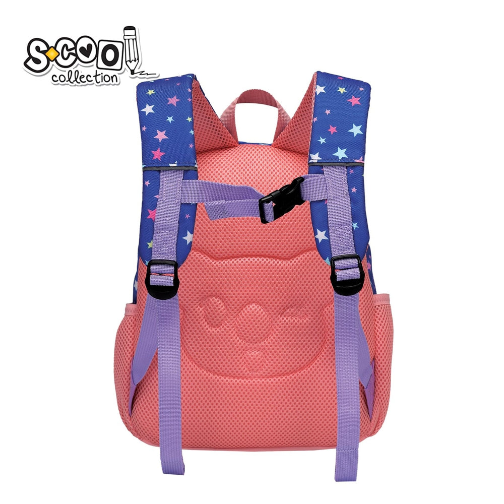 Ghiozdan grădiniță Unicorn 31×24×9 cm multicolor cu buzunare, S-COOL SC2085
