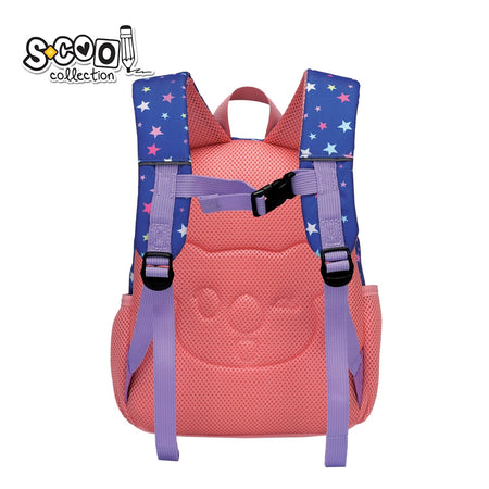 Ghiozdan grădiniță Unicorn 31×24×9 cm multicolor cu buzunare, S-COOL SC2085