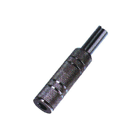 Mufa Jack 3.5mm Mama Stereo Metal Pe Cablu