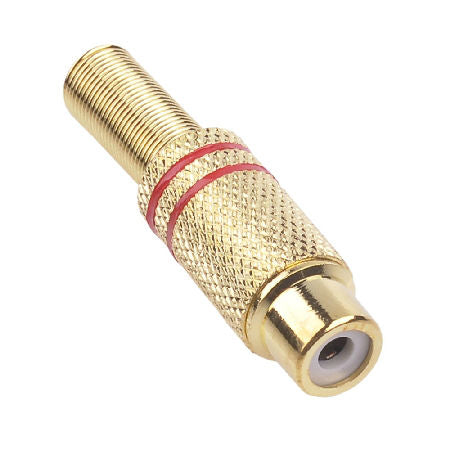 Mufa Rca Mama Metal Auriu Rosu