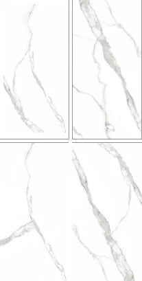 Gresie porțelanată rectificată Elegant Statuario, 1.44 mp/cutie