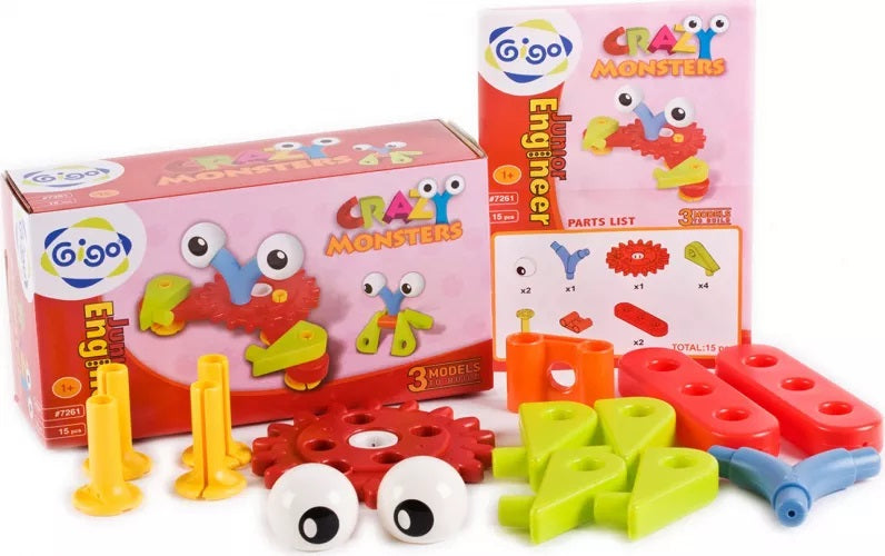 Set Constructii  Crazy Monsters