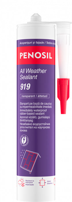 Etansant Pe Baza De Cauciuc All Weather 919 Transparent, 280 Ml