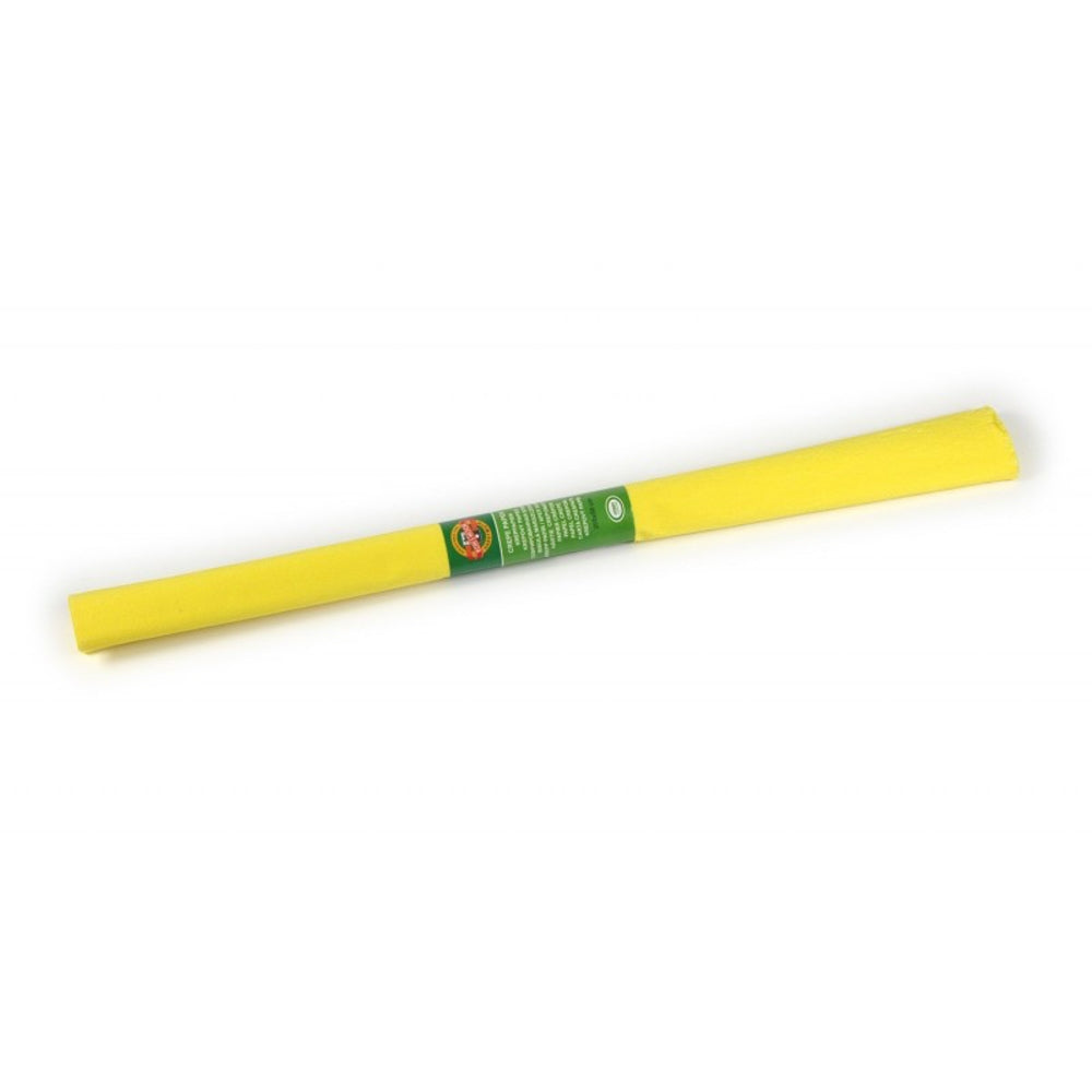Set de 10 coli de hârtie creponată galbenă de 200 × 50 cm KOH-I-NOOR K9755-09