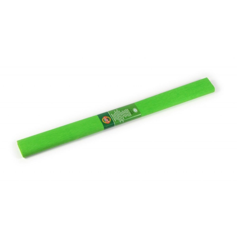 Set hârtie creponată verde deschis 200 × 50 cm cu 10 bucăți KOH-I-NOOR K9755-17