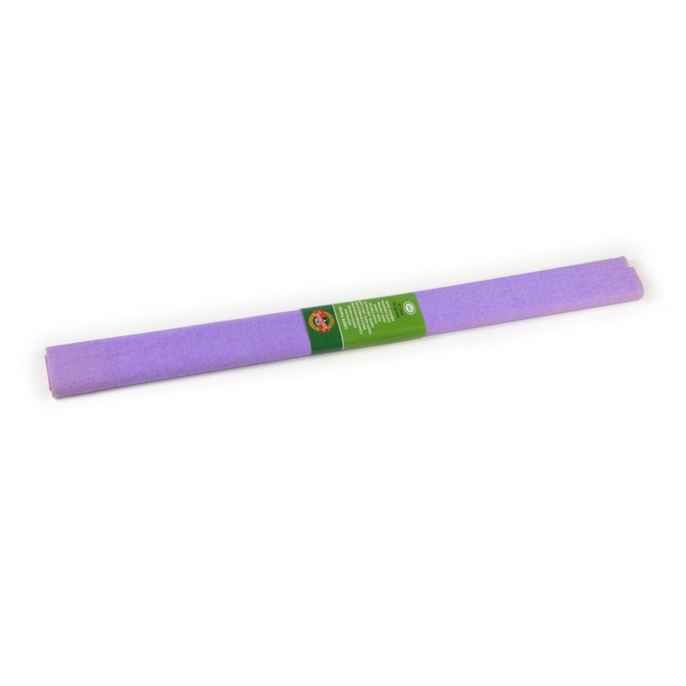 Set de hârtie creponată violet deschis 200 × 50 cm cu 10 bucăți KOH-I-NOOR K9755-28