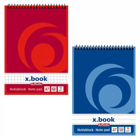 Carnetel Herlitz A6 Spira 50file