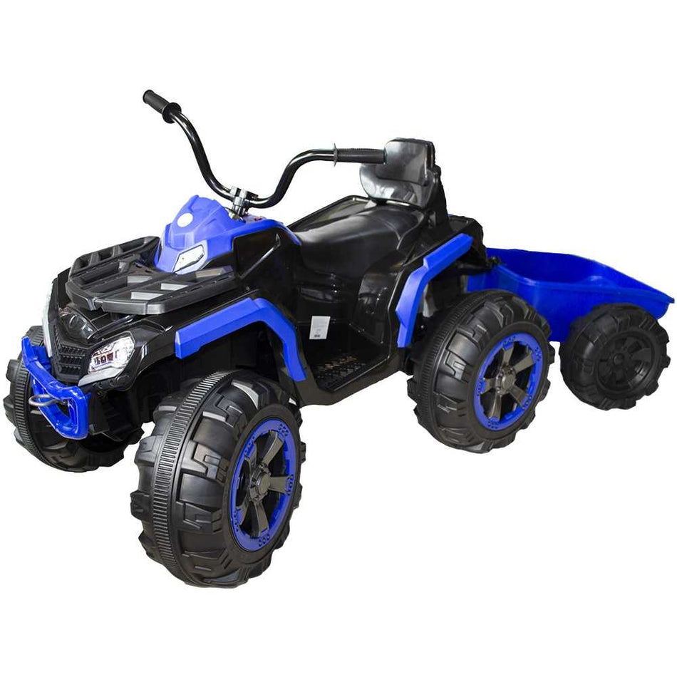 Atv Cu Acumulator+remorca, 2motoare, 12v,7a