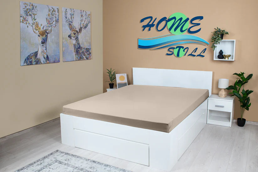 Husa Pentru Saltea Bumbac Organic Capucino, 180x200cm