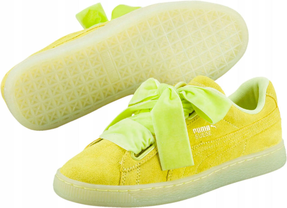 Puma Suede Heart Reset – Soft Fluo Yellow