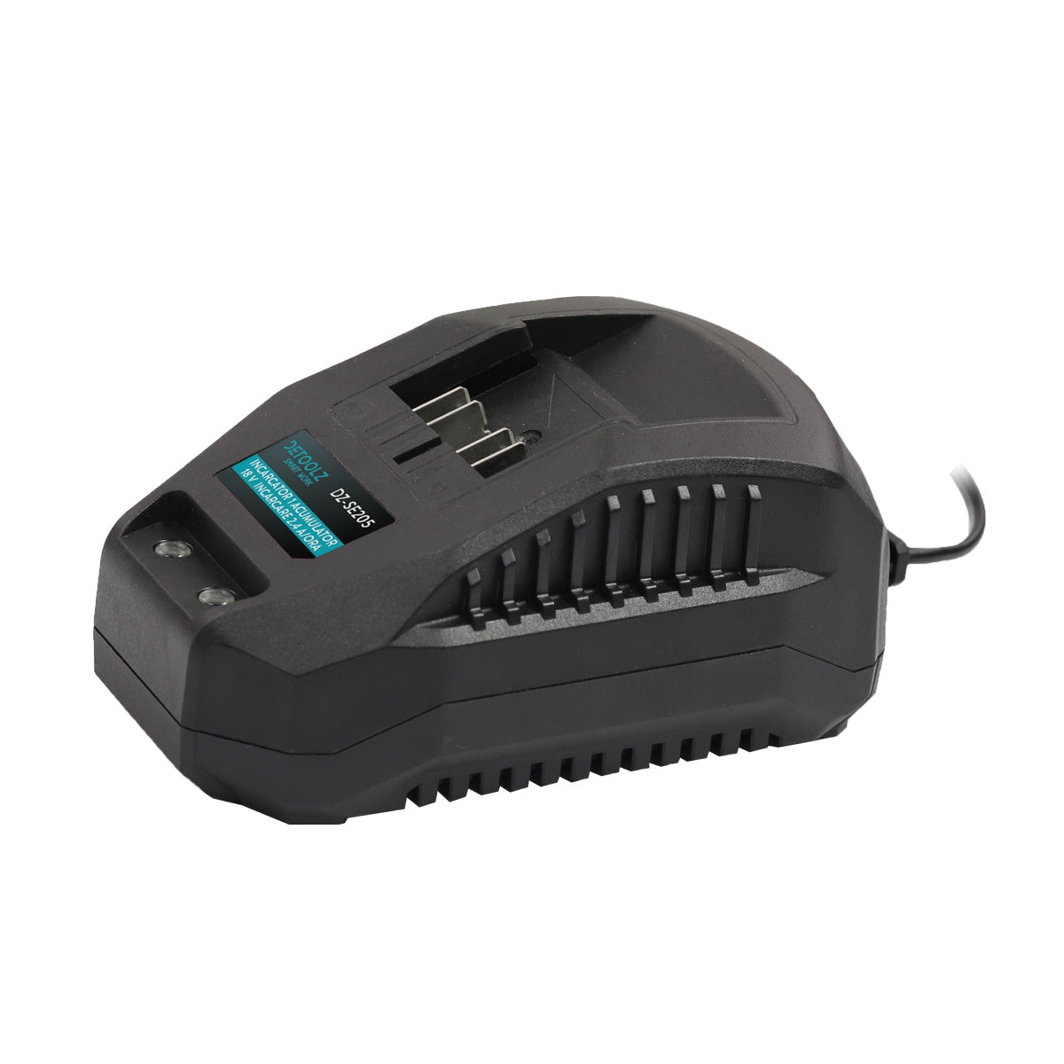 Încărcător pentru acumulator 18V, 2.4A, LED, compatibil Flexi Power Detoolz DZ-SE205
