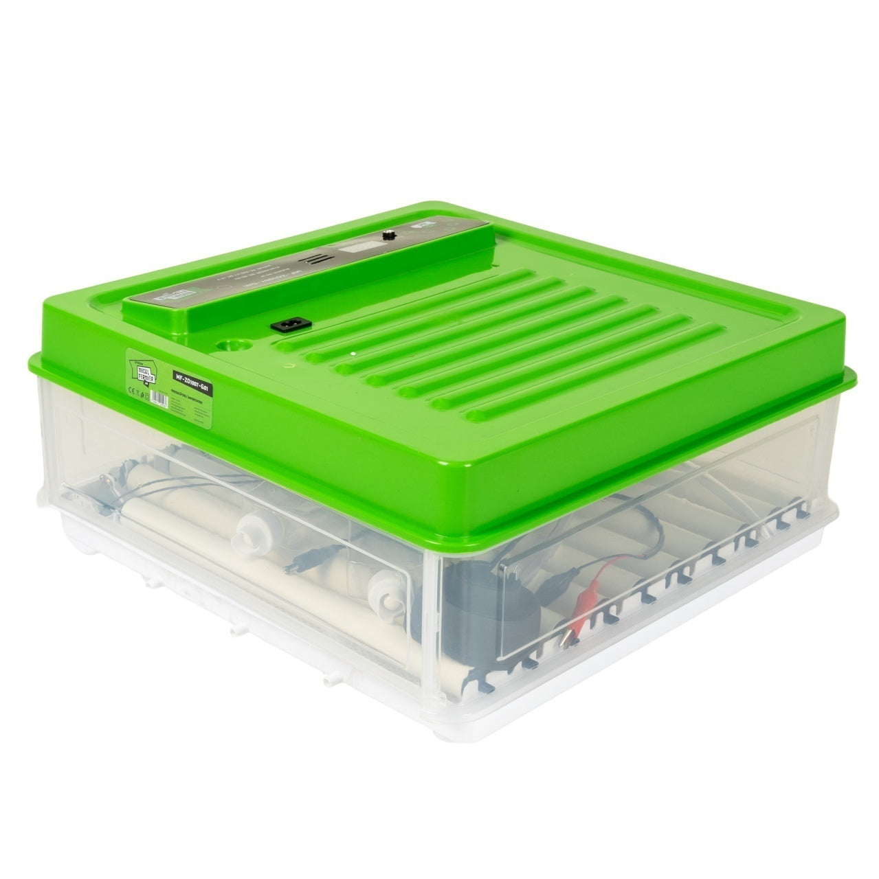 Incubator electric 64 ouă 230V/12V, control automat temperatură, Micul Fermier MF-ZO1007-G01