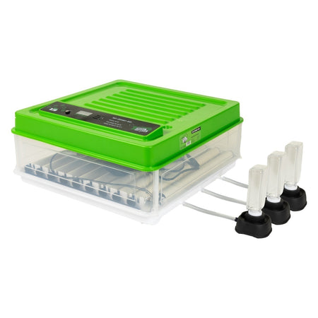 Incubator electric 64 ouă 230V/12V, control automat temperatură, Micul Fermier MF-ZO1007-G01