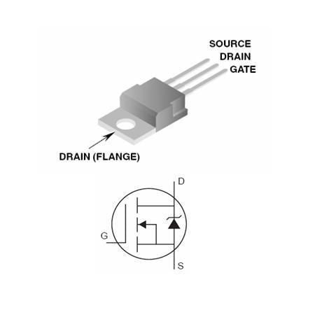 Tranzistor Mosfet Canal N 55v 8mohm 75a (00370)