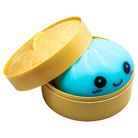 Jucărie antistres Squishy Dumpling pastel în coșuleț XFY-007D