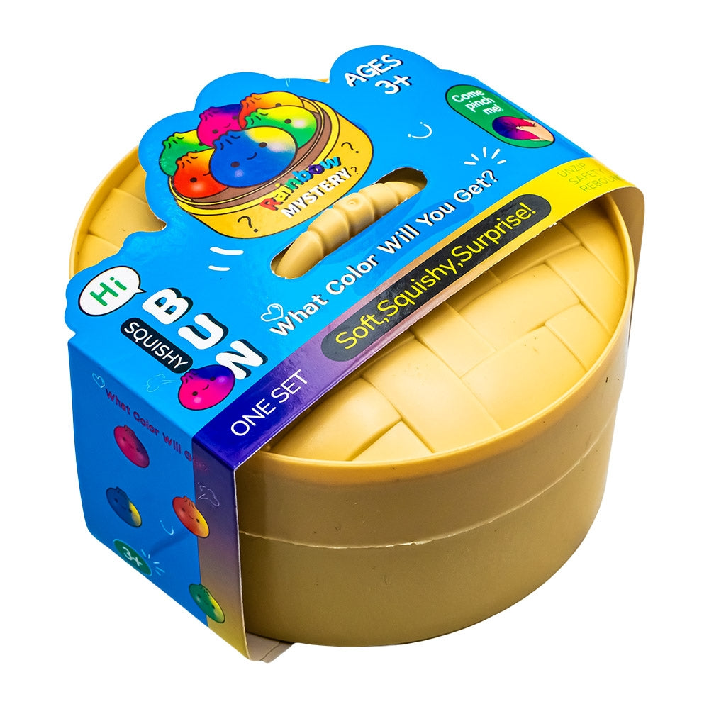 Jucărie antistres Squishy Dumpling pastel în coșuleț XFY-007D