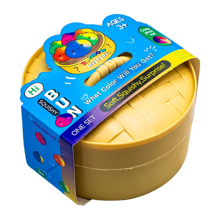 Jucărie antistres Squishy Dumpling pastel în coșuleț XFY-007D