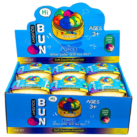 Jucărie antistres Squishy Dumpling pastel în coșuleț XFY-007D