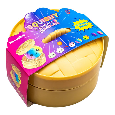 Jucărie antistres Squishy Dumpling unicorn cu coșuleț XFY-007H