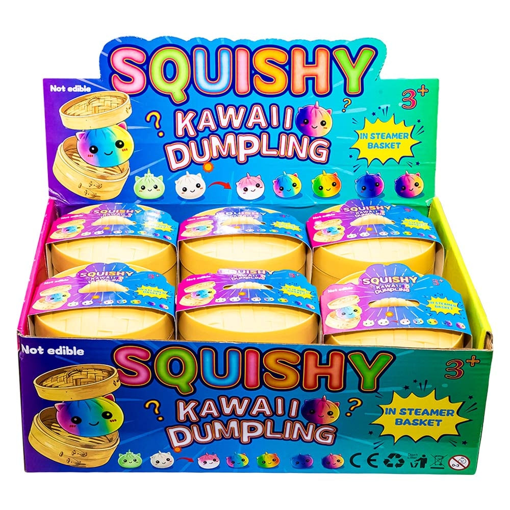 Jucărie antistres Squishy Dumpling unicorn cu coșuleț XFY-007H