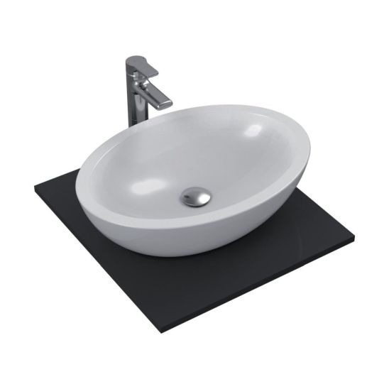 Lavoar 60x42 Cm Oval Pentru Montaj Pe Blat, Strada O