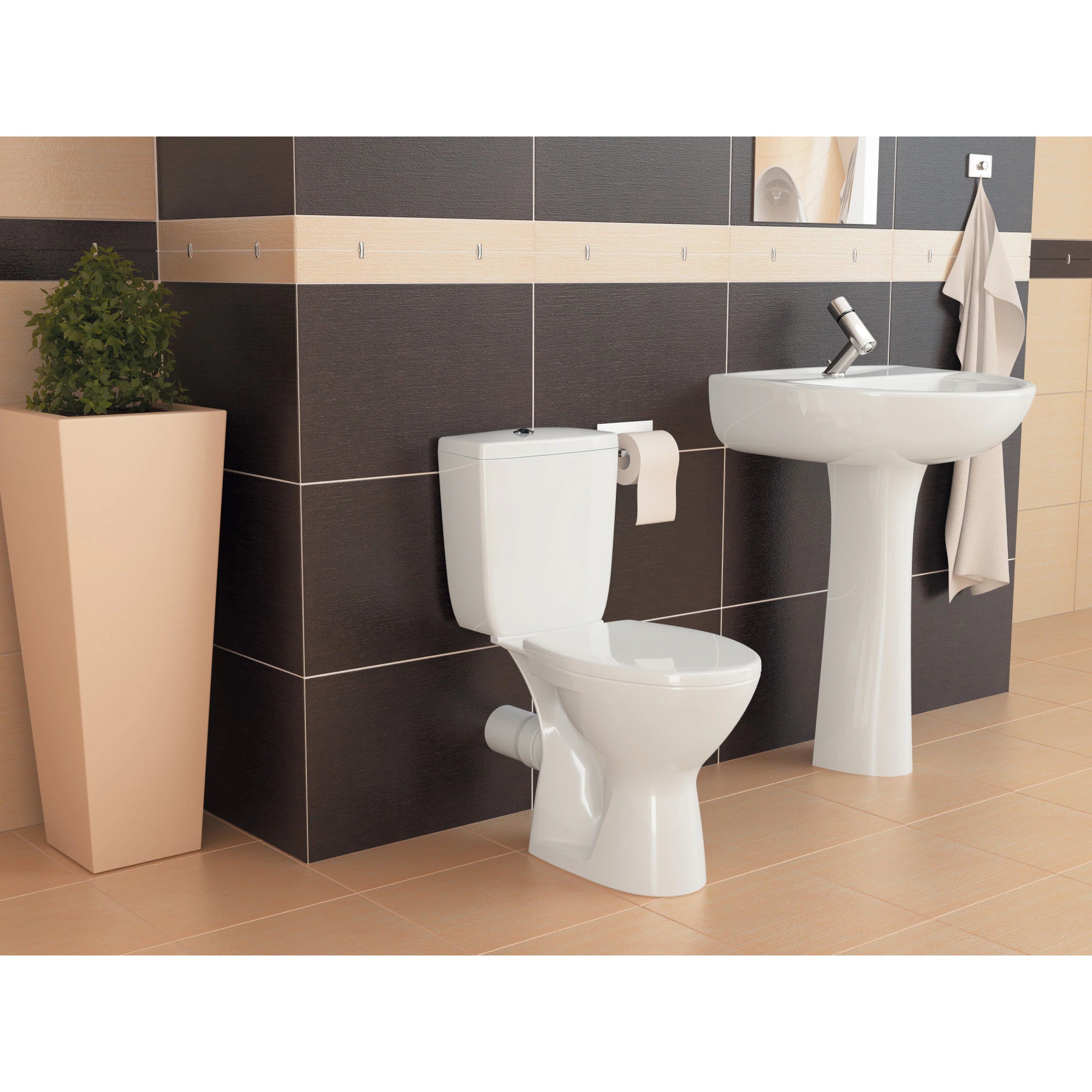 Set Vas Wc Compact 817 Milos 010