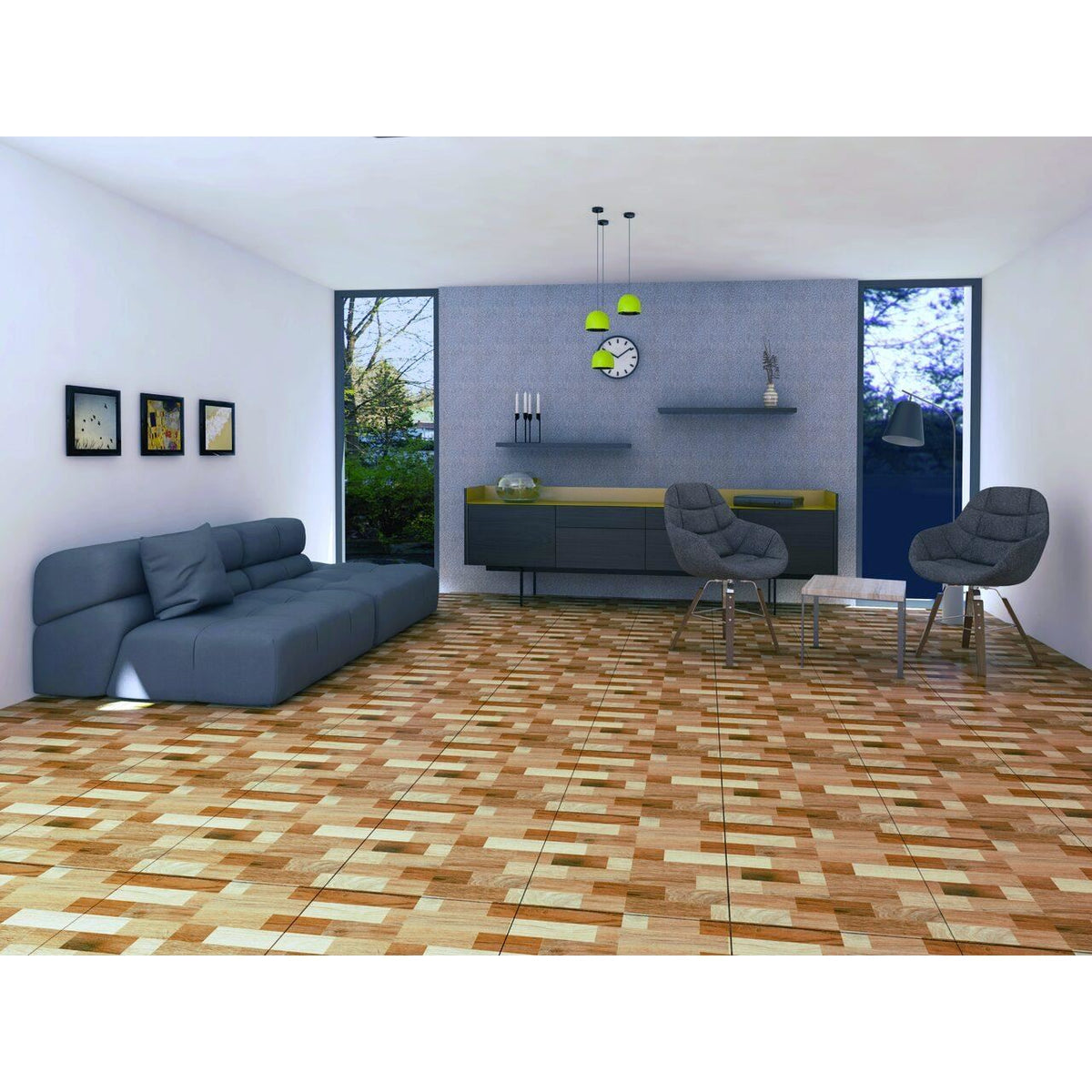Gresie Vesta Brown 9566 45x45 1.22 Mp/cut