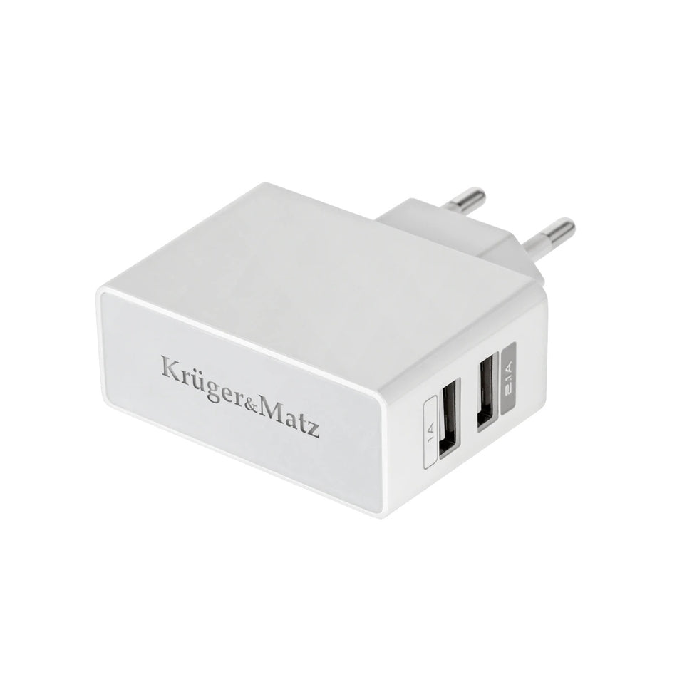 Incarcator Retea Dual Usb 2.1a Kruger&matz