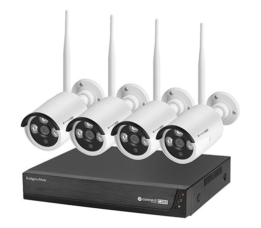 Set Nvr Supraveghere Video Wifi 4 Camere Tuya