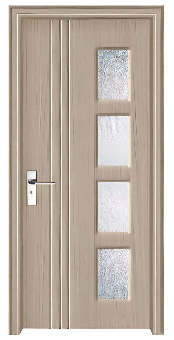 Set Toc + Foaie Usa Reversibila Mdf Kmf 002 Gri, 80cm