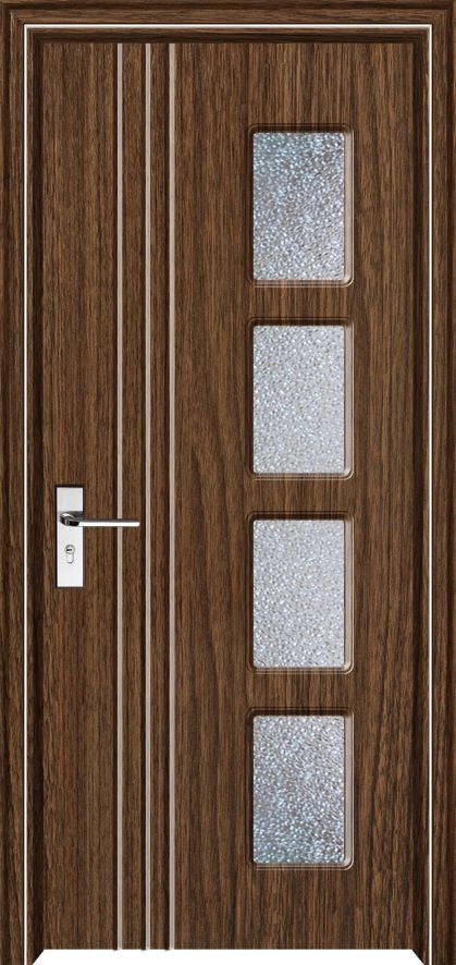 Set Toc + Foaie Usa Reversibila Mdf Kmf 002 Nuc, 80cm