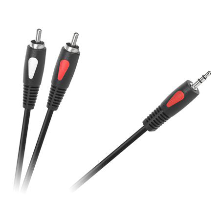 Cablu 3.5 Tata-2rca 10m Eco-line Cabletech