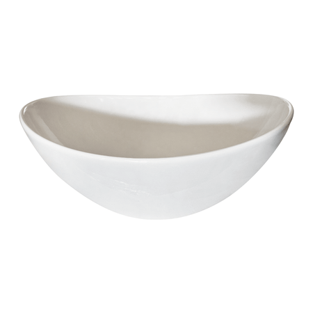Lavoar oval slim pe blat Nova, 40 cm, alb Regata 278671