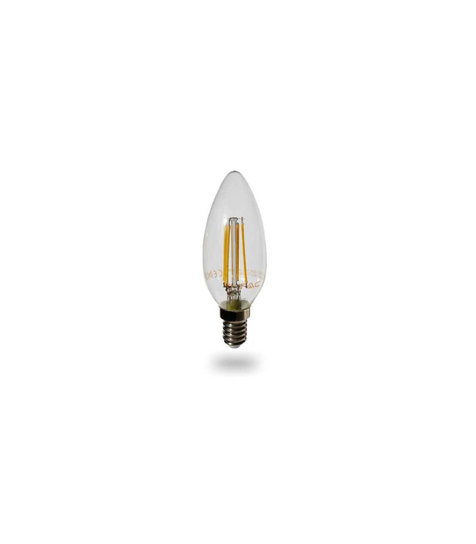 Bec Led Filament E14 4w 6000k Alb Rece