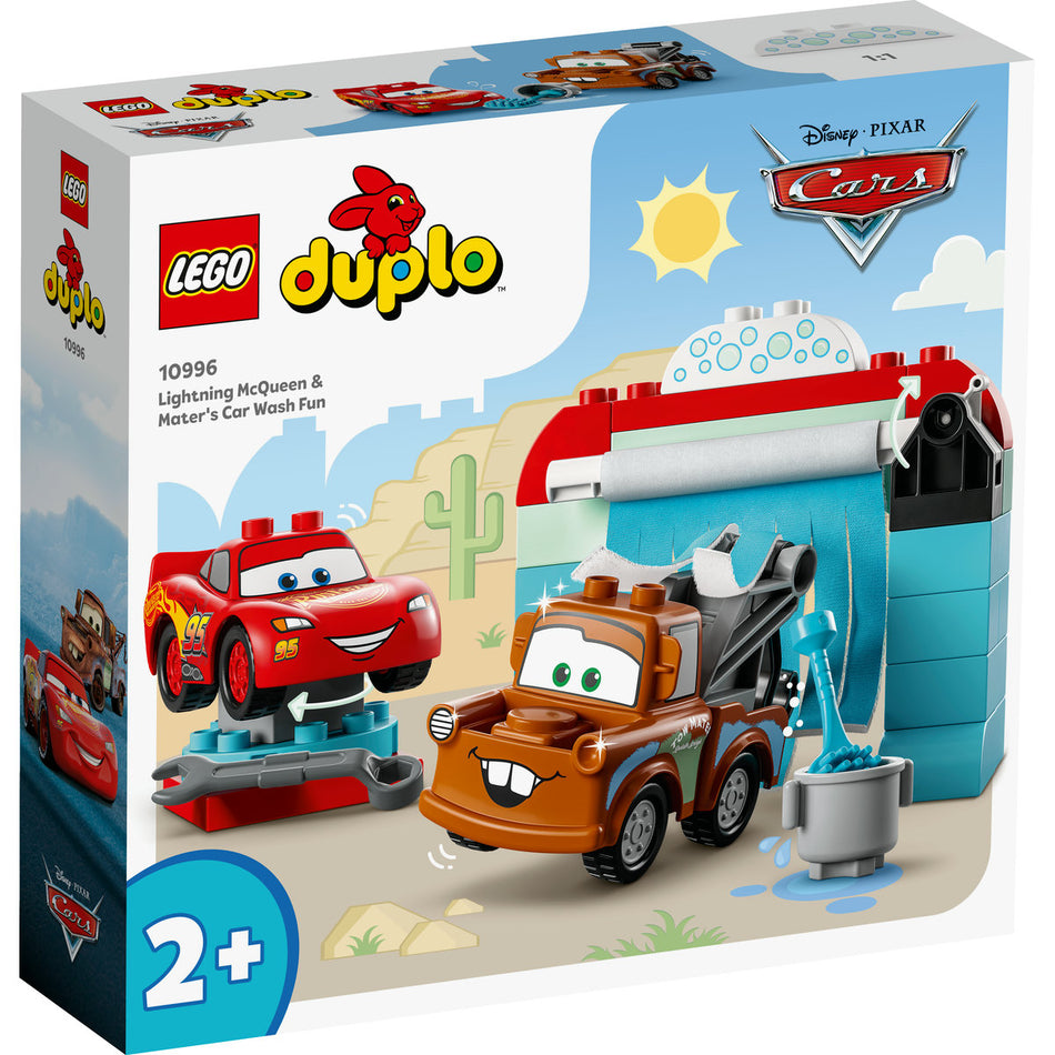 Lego Duplo Distractie La Spalatorie  Cu Fulger Mcqueen Si Mater 10996